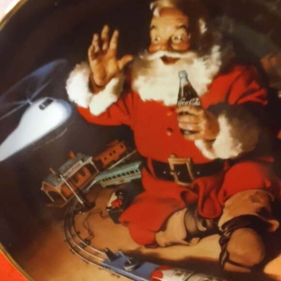 1994 Coca Cola Collector plate titled A Coke and a Smile limited edition fine po - Picture 2 of 4